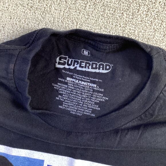 Superbad McLovin Hawaii Driver License Graphic T-Shirt Black Medium - Picture 3 of 4